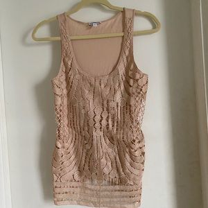Lace tank
